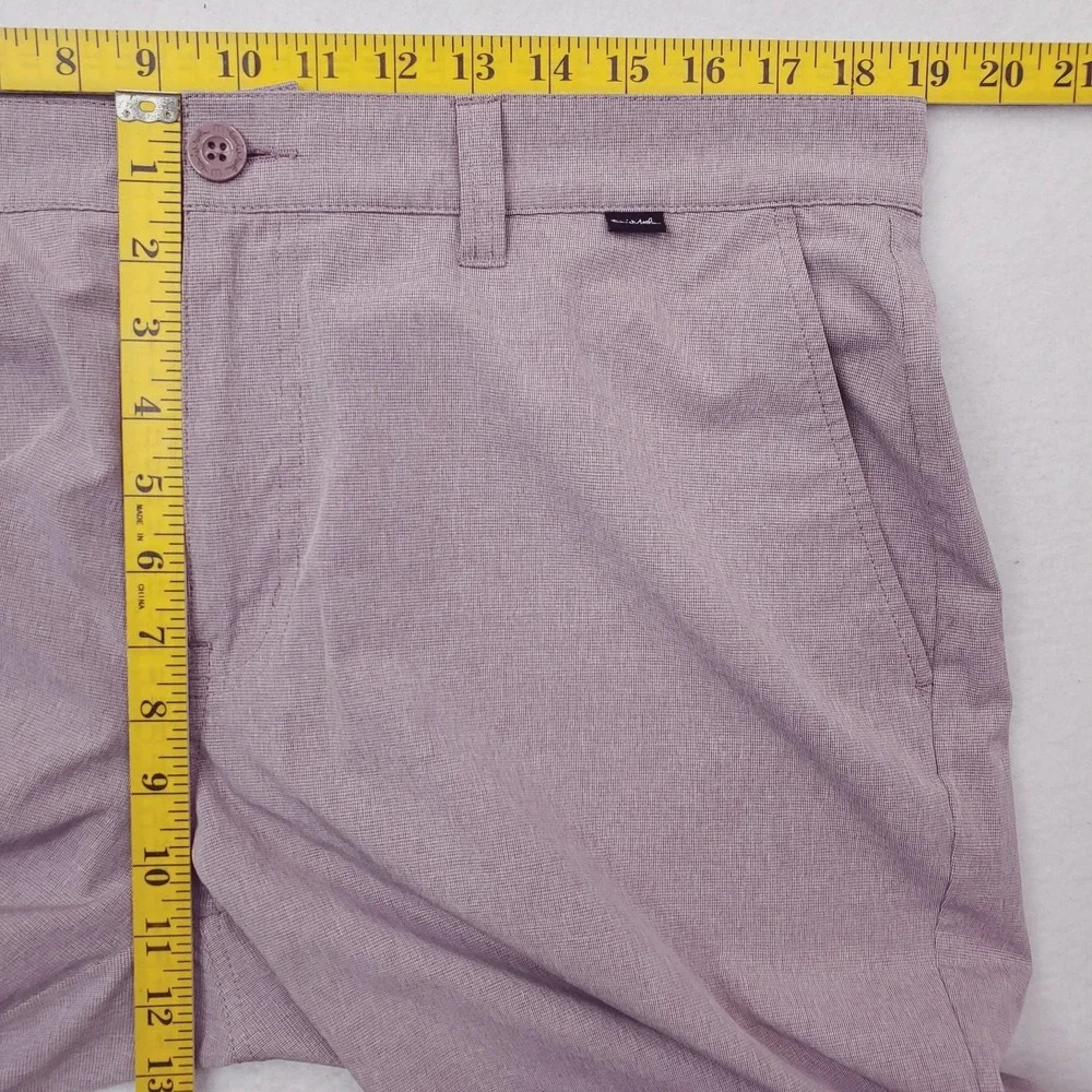Travis Mathew Shorts Mens 36 Purple Chino Stretch Golf Lightweight Performance - Picture 7 of 10